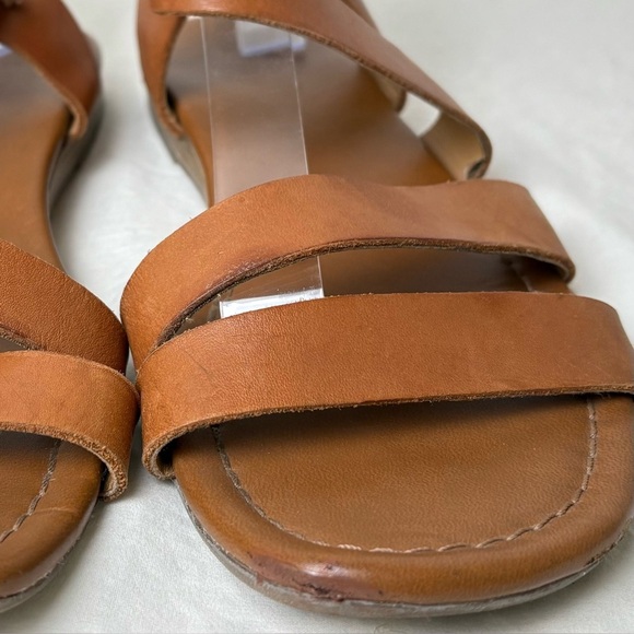 FRANCO SARTO Genji Leather Sandals Cognac Boho Minimalist Neutral 9 - Picture 8 of 16